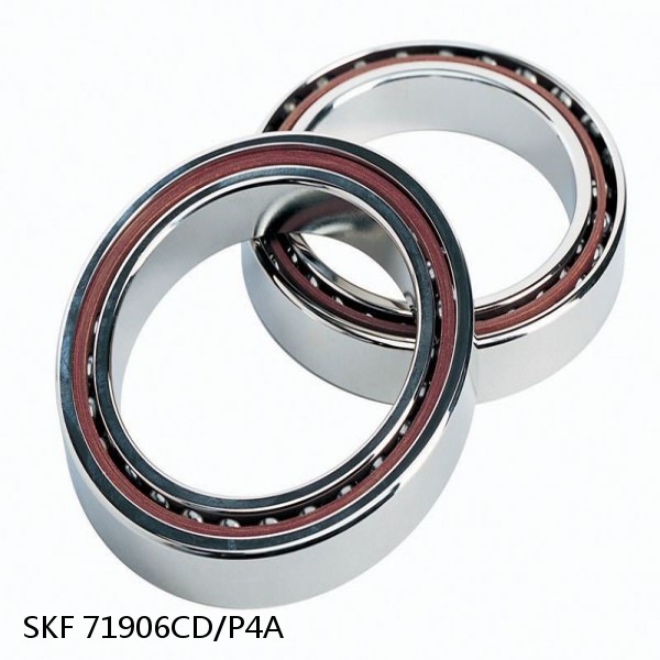 71906CD/P4A SKF Super Precision,Super Precision Bearings,Super Precision Angular Contact,71900 Series,15 Degree Contact Angle #1 image